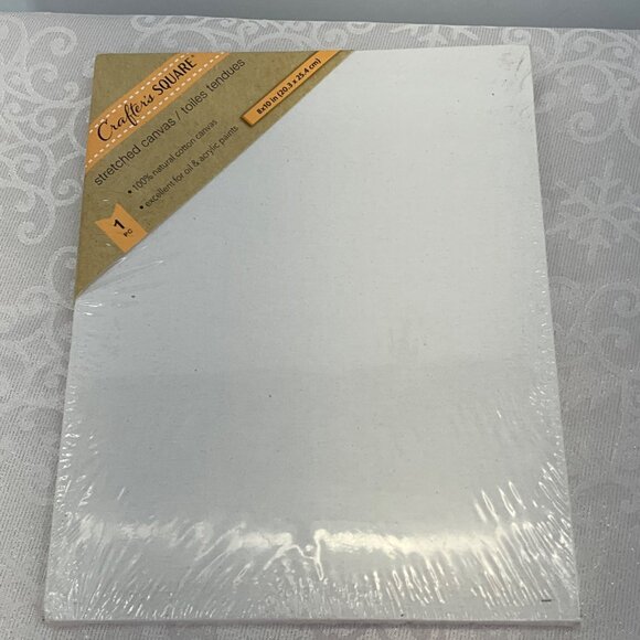 Crafts‎ Square Stretched Canvas Assorted Sizes and Colors - Picture 2 of 5